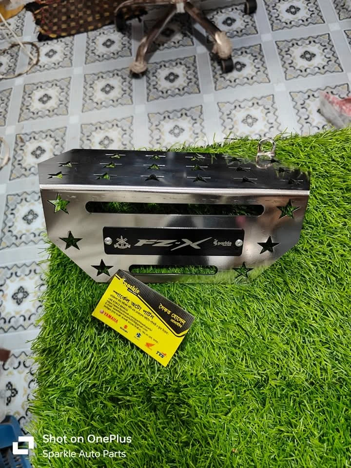 Premium SS CNC Silencer Protector (FZ-X)