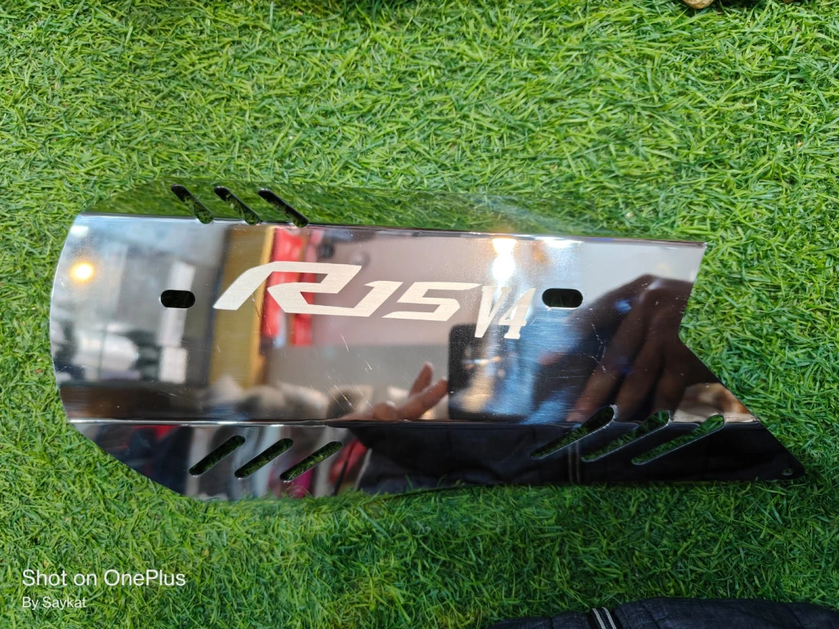 Premium SS Silencer Cover (R15 V4)