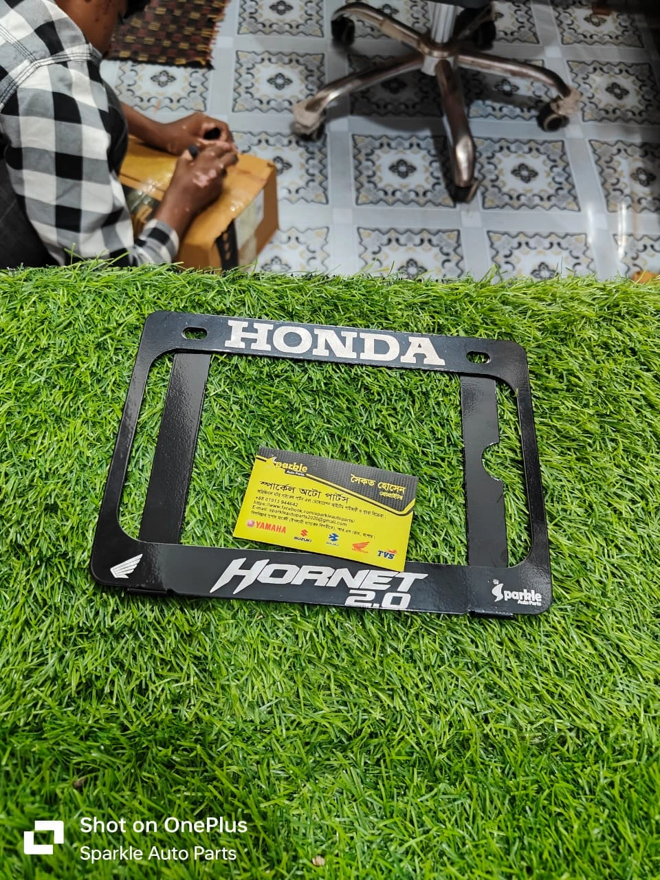 Special Digital Number Plate Protector (Hornet 2.0)