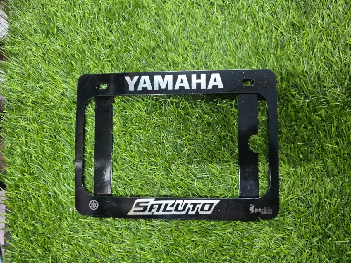 Special Digital Number Plate Protector (Salute)