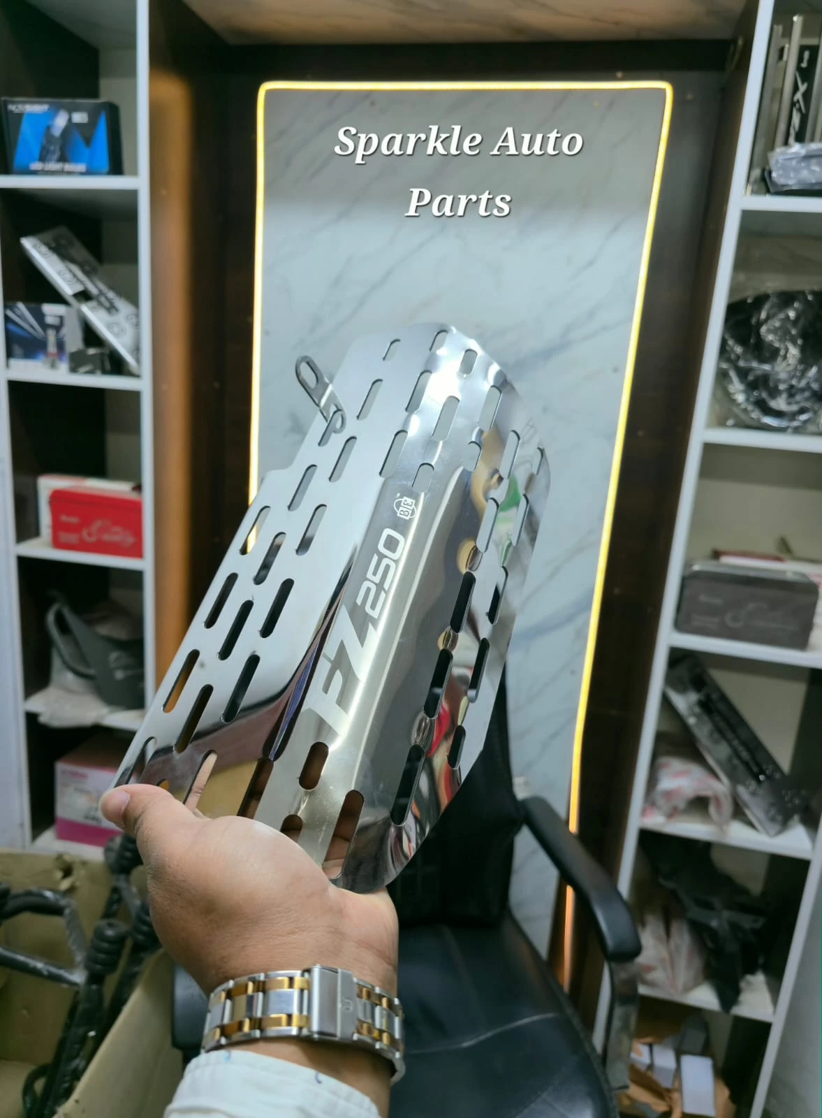 Premium SS CNC Silencer Protector (FZ25)