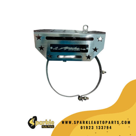SS CNC Silencer Protection (TVS 4V FI)