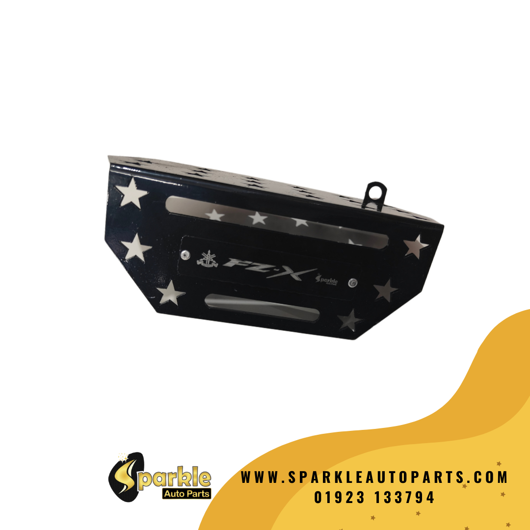 Black CNC Silencer Protector  (FZX)